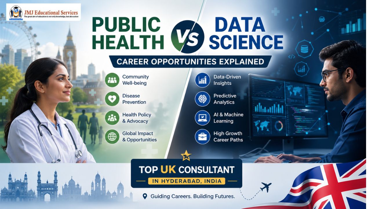 Public Health vs Data Science: Career Opportunities Explained | Top UK Consultant in Hyderabad India