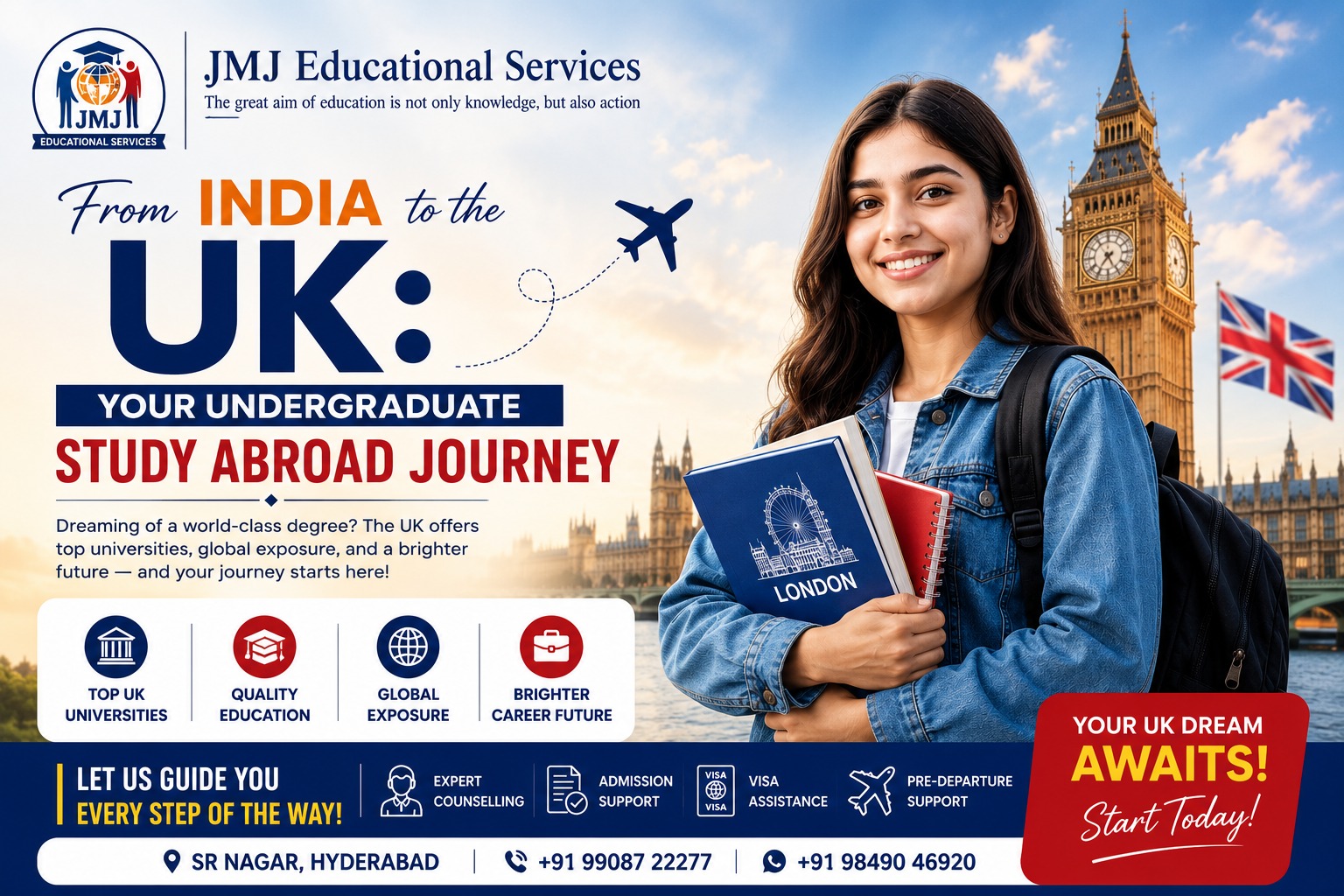 Study Undergraduate in UK from India